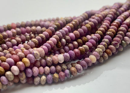 2x3 mm Faceted Rondelle Natural Purple Phosphosiderite Gemstone Beads Natural Multi Purple Color Quality Phosphosiderite 15.5 Inches #3086