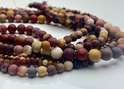 4mm 6mm 8mm 10mm 12mm AAA Natural Matte Round Mookaite Gemstone Beads Genuine High Quality Mookaite Gemstone Loose Beads 15 Inches #3097