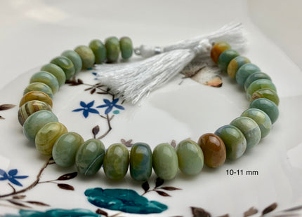 6mm 8mm 10mm 100% All Natural Smooth Rondelle Bumble Bee Opal Gemstone Beads Multi Natural Yellow Green Brown Opal Beads 8 Inches #2939