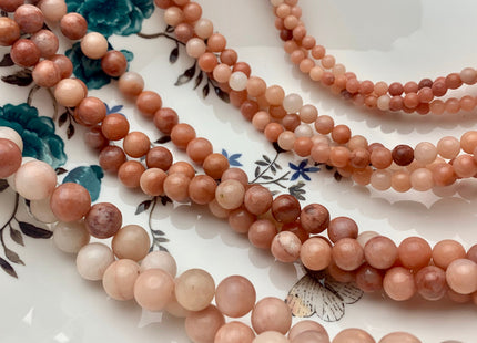 4mm 6mm 8mm 10mm 12mm Smooth Round Pink Aventurine Gemstone Beads Soft Multi Pink Aventurine Loose Beads 15.5 Inches Strand #3235
