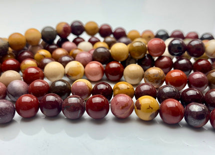4mm 6mm 8mm 10mm 12mm AAA Natural Smooth Round Mookaite Gemstone Beads Genuine High Quality Mookaite Gemstone Loose Beads #2382