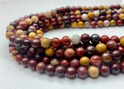 4mm 6mm 8mm 10mm 12mm AAA Natural Smooth Round Mookaite Gemstone Beads Genuine High Quality Mookaite Gemstone Loose Beads #2382