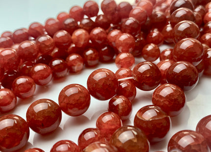 12mm 14mm 16mm 18mm 20mm AAA Smooth Round Natural Fire Carnelian Agate Natural Orange Red Jumbo Size Carnelian Beads 8 Inches Strand #2016