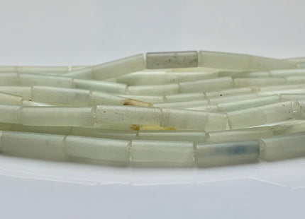 4x13-14 mm Tube Shape Natural Amazonite Gemstone Beads Genuine Natural Color Amazonite Gemstones Loose Beads 15.5 Inches Strand #3143
