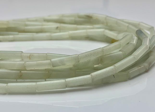 4x13-14 mm Tube Shape Natural Amazonite Gemstone Beads Genuine Natural Color Amazonite Gemstones Loose Beads 15.5 Inches Strand #3143