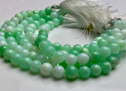 6mm 7mm 8mm 9mm AAA 100% All Natural Smooth Round Multi Green Opal Gemstone Beads Genuine Natural Peruvian Opal 8 Inches Strand #3188