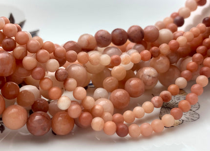 4mm 6mm 8mm 10mm 12mm Smooth Round Pink Aventurine Gemstone Beads Soft Multi Pink Aventurine Loose Beads 15.5 Inches Strand #3235