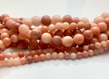 4mm 6mm 8mm 10mm 12mm Smooth Round Pink Aventurine Gemstone Beads Soft Multi Pink Aventurine Loose Beads 15.5 Inches Strand #3235