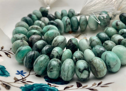 12-20mm AAA 100% All Natural Very Rare Green Emerald Gemstone Beads Smooth Rondelle Shape Genuine Top Quality Emerald Bead 9 Inches #3236