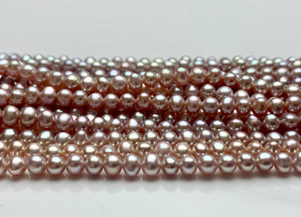 3.5-4 mm AAA Natural Pink OR Natural Mauve Potato Freshwater Pearls Bridal Pearls Natural Pearl Beads Genuine Pearl Beads #1156