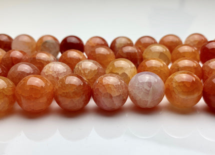 16mm 18mm 20mm AAA Smooth Round Natural Fire Carnelian Agate Natural Orange Red Jumbo Size Carnelian Beads 8 Inches Strand #3283