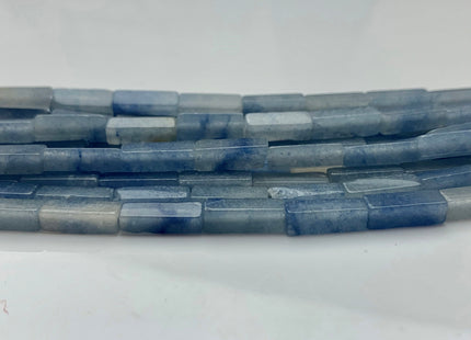 4-5x13 mm Cuboid Tube Shape Blue Aventurine Gemstone Beads Genuine Natural Multi Blue Color Aventurine Loose Beads 15.5 Inches Strand #3251