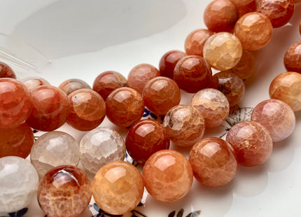16mm 18mm 20mm AAA Smooth Round Natural Fire Carnelian Agate Natural Orange Red Jumbo Size Carnelian Beads 8 Inches Strand #3283