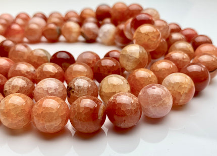 16mm 18mm 20mm AAA Smooth Round Natural Fire Carnelian Agate Natural Orange Red Jumbo Size Carnelian Beads 8 Inches Strand #3283