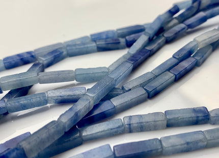 4-5x13 mm Cuboid Tube Shape Blue Aventurine Gemstone Beads Blue Color Aventurine Loose Beads 15.5 Inches Strand #3529