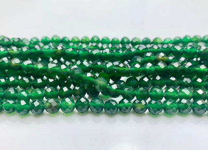 6 mm AAA Faceted Round Gemmy Natural Chrome Diopside Gemstone Beads Genuine Natural Green Diopside Beads 15 Inches Strand #3505