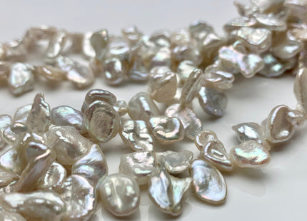 7-8x10-12 mm AAA Natural White Keshi Freshwater Pearls Top Drilled Keshi Pearl Beads High Luster Genuine Quality natural Keshi Pearl #P1344
