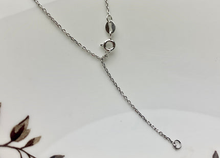 925 Sterling Silver/Gold Necklace Chain With Moon Shape Design Pendant Setting Finding For Half Drilled Pearl DIY Jewelry Necklace #10093-A