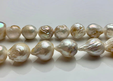 11-12mm 13-16mm Natural Champagne Mixed Pink Baroque Freshwater Pearl Beads Natural Color Baroque Pearls, Genuine Freshwater Pearls #P1396