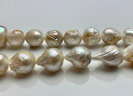 11-12mm 13-16mm Natural Champagne Mixed Pink Baroque Freshwater Pearl Beads Natural Color Baroque Pearls, Genuine Freshwater Pearls #P1396