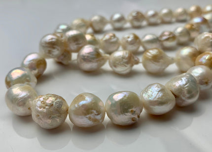 11-12mm 13-16mm Natural Champagne Mixed Pink Baroque Freshwater Pearl Beads Natural Color Baroque Pearls, Genuine Freshwater Pearls #P1396