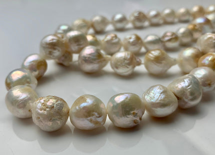 11-12mm 13-16mm Natural Champagne Mixed Pink Baroque Freshwater Pearl Beads Natural Color Baroque Pearls, Genuine Freshwater Pearls #P1396