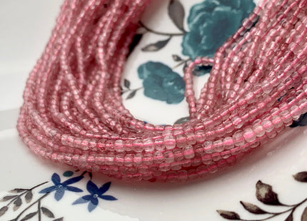 2.5 mm Micro Faceted Cube Dice Square Shape Strawberry Quartz Beads Genuine Diamond Cut Pink Color Gemstone Beads 15.5 Inches #3549