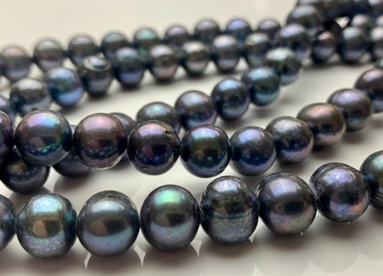 9-10 mm Peacock Potato Freshwater Pearls Beads Genuine Peacock Freshwater Pearls 42 Pieces #P1377