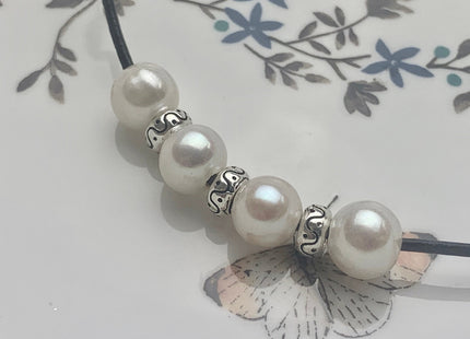 One Piece 4x8 mm 925 Sterling Silver Tibetan Style Silver Spacer Ring Genuine Sterling Silver Large Hole Spacer Beads #10148