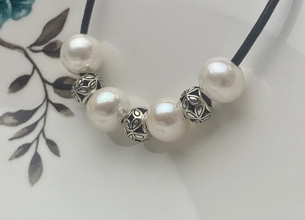 One Piece 5x7.5 mm 925 Sterling Silver Tibetan Style Silver Spacer Ring Genuine Sterling Silver Large Hole Spacer Beads #10149