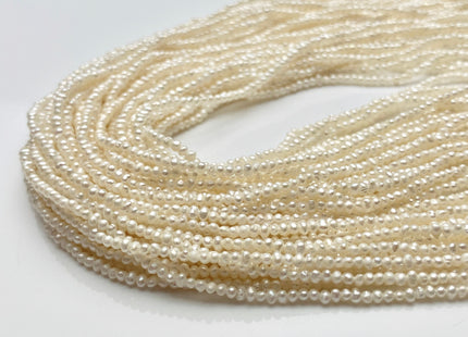 1.5 mm AA Tiny Freshwater Pearl Beads Seed Pearls Natural White Freshwater Potato Pearl Beads Tiny Seed Pearls #1207