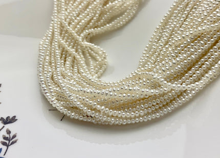 2 mm AAA Very Rare Natural White Tiny Seed Freshwater Pearl Beads Genuine Quality High Luster White Potato Freshwater Seed Pearls #P1455