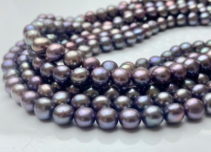 6-7mm AA Potato Freshwater Pearl Beads Grayish Purple Color Genuine Cultured High Luster Potato Freshwater Pearl Beads 63 Pieces #P1567