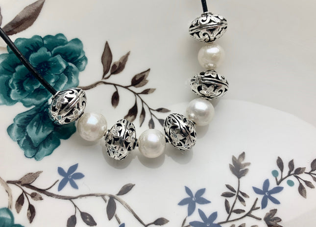 One Piece 11x14 mm 925 Sterling Silver Tibetan Style Silver Spacer Genuine Sterling Silver Spacer Bali Antique Drum Shape Beads #10173