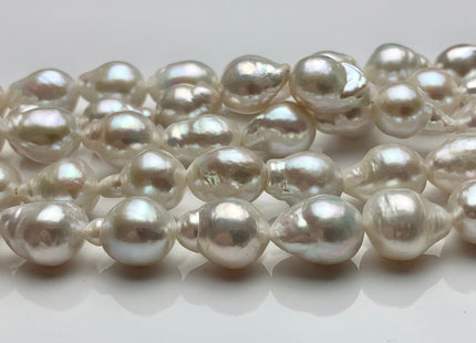 8-9x10-12 mm AAAA Very Rare Baroque Natural White Freshwater Pearls Top Quality Super High Luster White Baroque Pearls #P1599