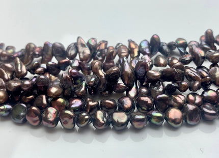4x8mm Or 6-7mm AAA Peacock Color Keshi Freshwater Nugget Pearl Beads Center Drilled Keshi Nuggets Genuine Peacock Freshwater Pearl #P1619