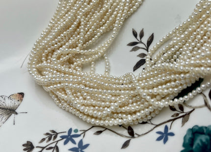 2 mm AA Natural White Tiny Freshwater Potato Pearl Beads Genuine Freshwater Natural Seed Pearl Beads #P1692