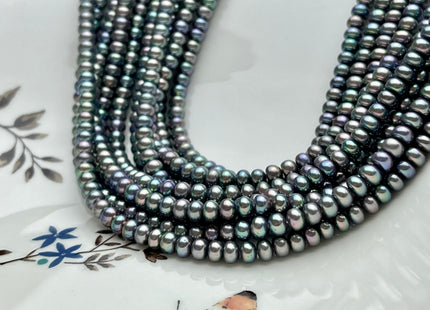 4-6mm AAA Peacock Button Freshwater Pearl, Genuine Freshwater Pearl, Peacock Feshwater Pearls, High Luster Peacock Button Pearl #59
