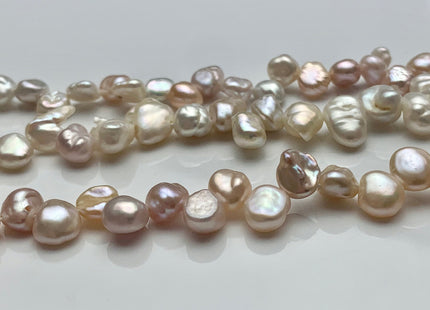 6-7mm Natural Pale Pink Color Keshi Nugget Freshwater Pearl Bead Top Drilled Keshi Pearl Genuine Freshwater Tiny Keshi Nugget Pearls #P1700
