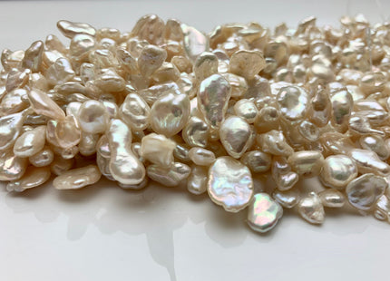 5x9-10x15 mm Natural Pale Pink Keshi Nugget Freshwater Pearl Bead Top Drilled Keshi Pearl Genuine High Luster Keshi Nugget Pearls #P1830