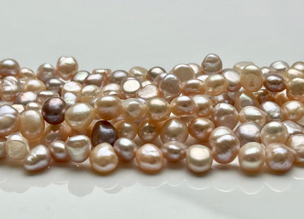 7-8 mm AA Natural Pink Color Top Drilled Freshwater Nugget Pearls, Genuine Natural Color Nugget Pearls #1315
