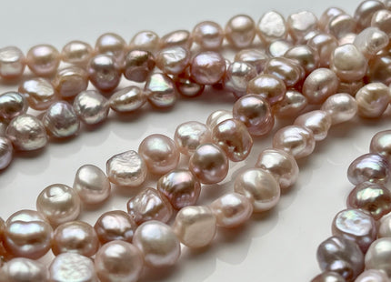 8 mm 10 mm AA Natural Pink Or Pale Pink Nugget Freshwater Pearl Beads Natural Pink Color Freshwater Pearls #1403