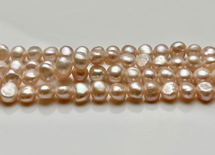 5-8 mm Natural Pink Nugget Freshwater Pearl Beads Genuine Pink Freshwater Pearls Natural Pink Color Nugget Pearls #1455