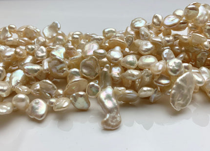 5x9-10x15 mm Natural Pale Pink Keshi Nugget Freshwater Pearl Bead Top Drilled Keshi Pearl Genuine High Luster Keshi Nugget Pearls #P1830