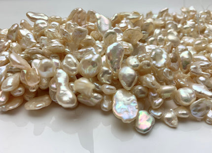 5x9-10x15 mm Natural Pale Pink Keshi Nugget Freshwater Pearl Bead Top Drilled Keshi Pearl Genuine High Luster Keshi Nugget Pearls #P1830
