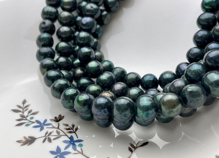 11-12 mm B Grade Sacramento Blue Green Mixed Freshwater Potato Pearls Genuine High Luster Sacramento Freshwater Potato Pearls #1274