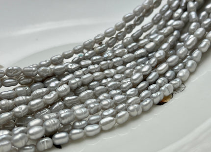 4x6 mm Gray Color Keshi Nugget Freshwater Pearl Beads Very Rare Genuine Freshwater Tiny Keshi Rice Nugget Pearls #P1869