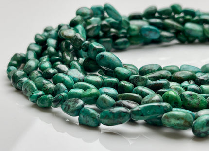 6-8x8-11 mm Natural African Turquoise Gemstone Irregular Nugget Beads #3851