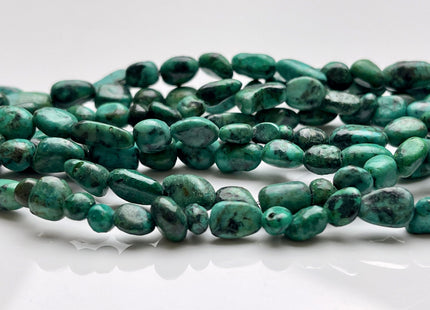 6-8x8-11 mm Natural African Turquoise Gemstone Irregular Nugget Beads #3851