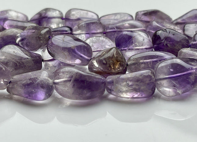 11-14x14-18 mm Natural Purple Color Amethyst Gemstone Irregular Nugget Beads Genuine Purple Amethyst Irregular Nugget Gemstone Beads #3852